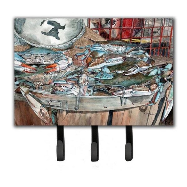 Carolines Treasures Carolines Treasures 8961TH68 Basket Full of Blue Crabs Leash or Key Holder 8961TH68 - main